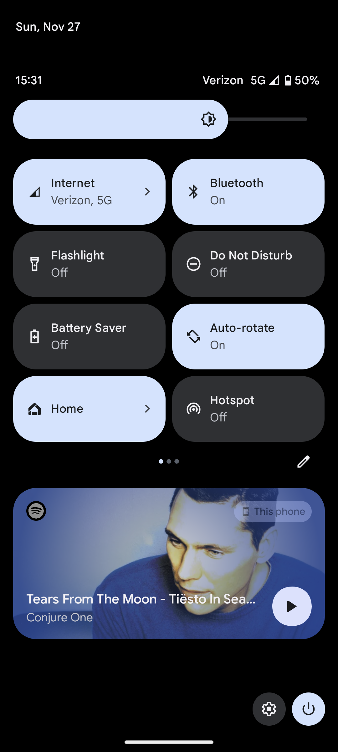 pixel 6 extended quick settings